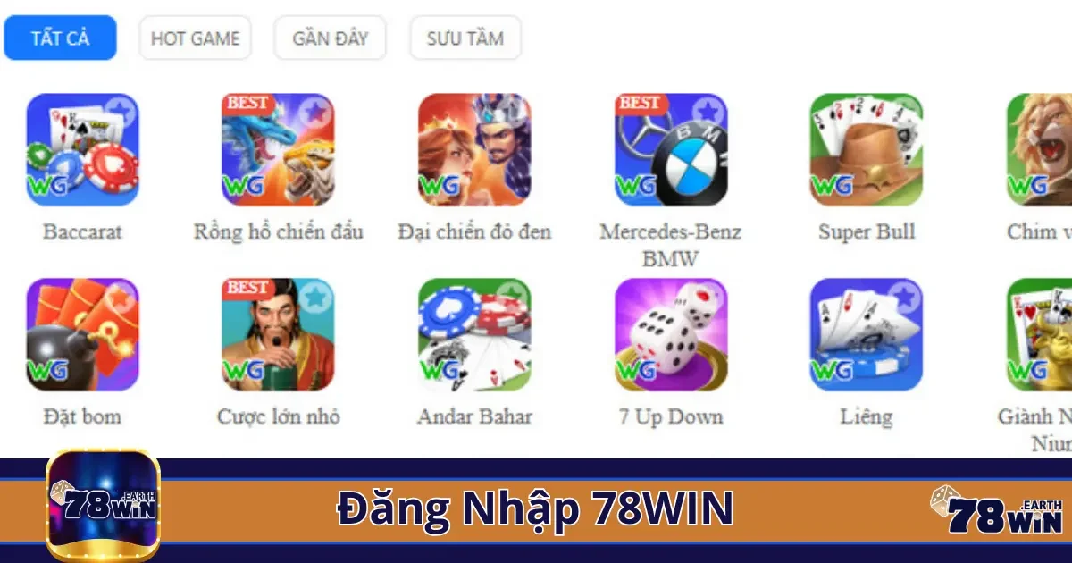 Đăng Nhập 78Win - Truy Cập Nhanh, Giải Trí Không Giới Hạn 3 Ưu đãi đặc biệt khi bạn đăng nhập hàng ngày tại 78win