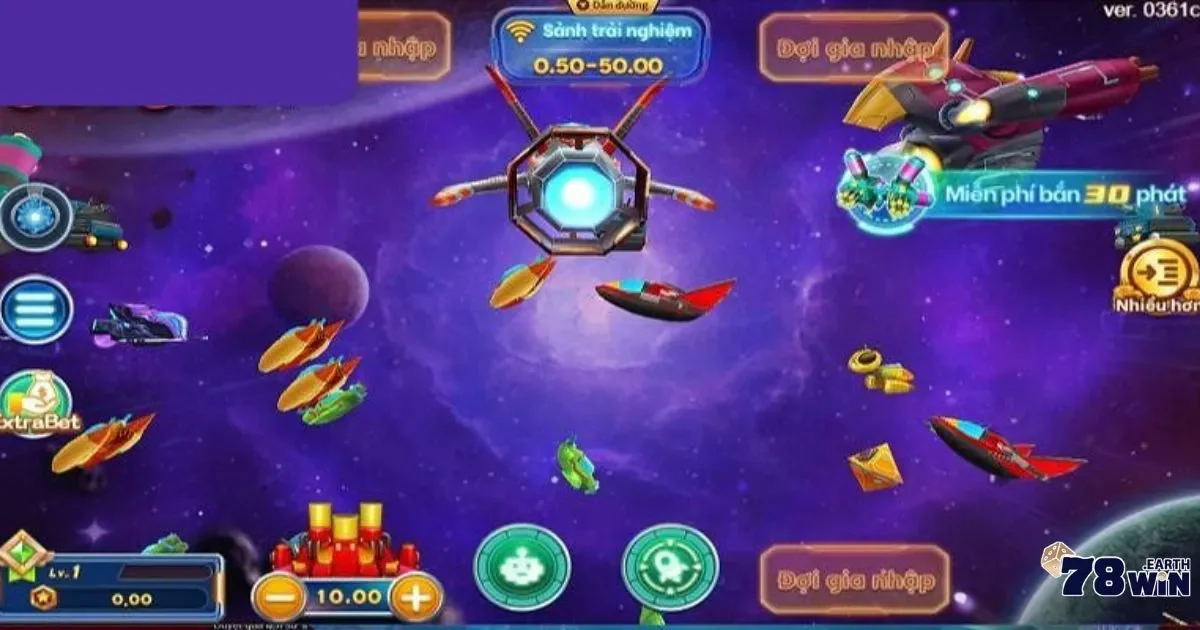Bắn Cá Vũ Trụ 78Win: Hành trình Bắn Boss Ngoài Không Gian 4 Nâng cấp tàu đạn rất quan trọng